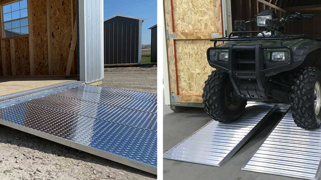Shed ramp