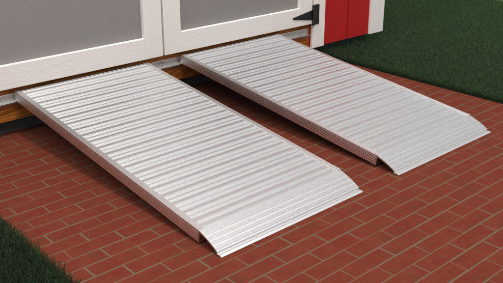 Pair of 23x48 Standard Top IM Aluminum Planks with Standard Mounting Track