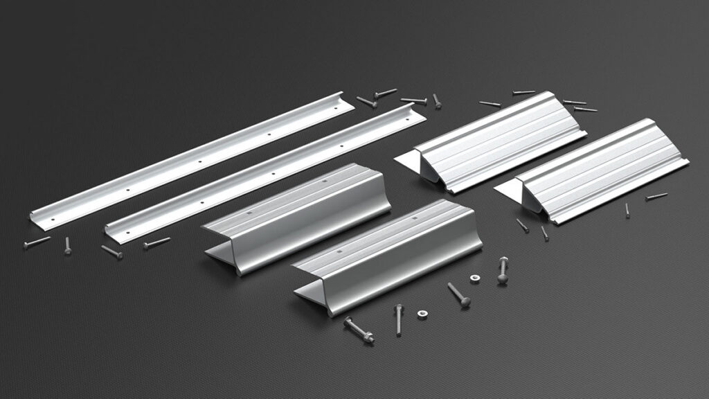 C Channel Top-Bottom-Mounting Track Kit
