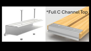 C Channel Top (you provide 2 x 6 wood)