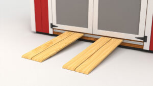 L Channel Top-Mounting Track Kit Built and Installed (you provide 2 x 6 wood)