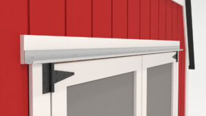 Aluminum Drip Cap also Available in White or Black (installs over trim)