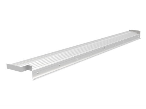 CUSTOM Aluminum Standard Overhead Door Threshold w/ STD Ramp Connector