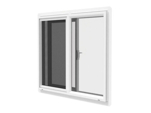 30x24 White Insulated Sliding Vinyl Utility Window